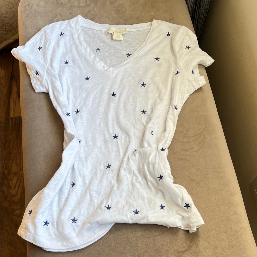 Cynthia Rowley White with Blue Star Tee